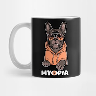 Funny Dog Myopia Gift For Men Women Mug